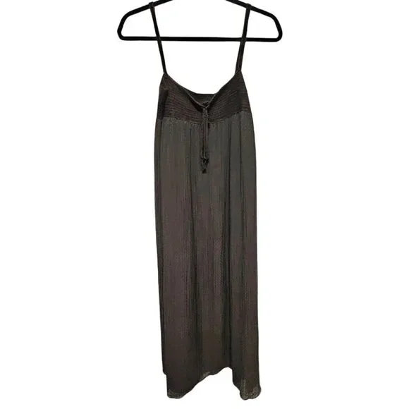 Jigsaw | Dresses | Jigsaw Silk Blend Empire Waist Laced Crochet Upper Gauzy  Column Midi Dress Sz 4 | Poshmark